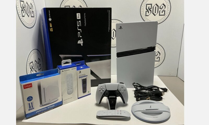 Sony PlayStation 5 Pro Digital PS5 2TB White Console + Extras